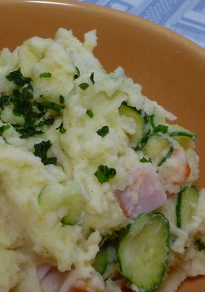 マッシュポテトでポテトサラダ☆-レシピのメイン写真