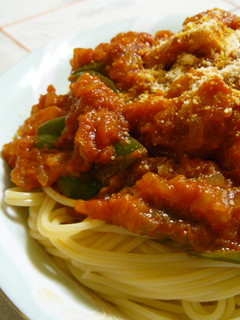 おかずにだってなるチキンのトマトパスタ♡-レシピのメイン写真