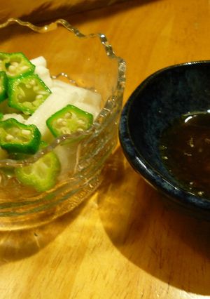 オクラと山芋のポン酢柚子胡椒-レシピのメイン写真
