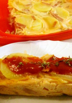 ルクエでごきげん＊ベーコンポテトオムレツ-レシピのメイン写真