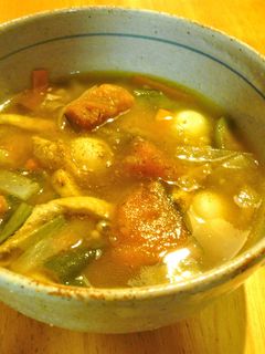 甘〜い☆かぼちゃの白玉スイトン-レシピのメイン写真