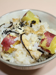 秋味!圧力鍋deさつまいも塩昆布ご飯-レシピのメイン写真