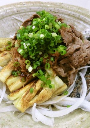 焼きなすの牛しゃぶポンサラダ-レシピのメイン写真