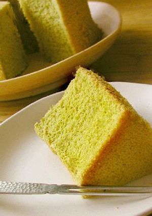 *:ﾟ･*:.｡.和みのお抹茶シフォン（ノンオイル） .｡.:*･゜ﾟ･*-レシピのメイン写真