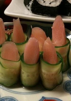 おつまみに☆新生姜の胡瓜巻-レシピのメイン写真