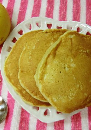 ♪梨♪のホットケーキ♥アレルギー対応♪-レシピのメイン写真