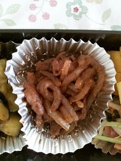 牛肉とこんにゃくのきんぴら風-レシピのメイン写真