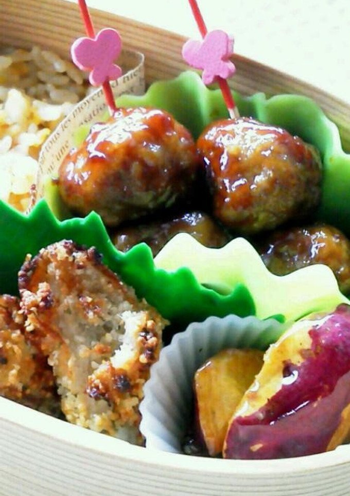 ☆お弁当おかず☆鶏だんごの照焼き-レシピのメイン写真