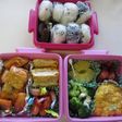 運動会の弁当 親子3人分