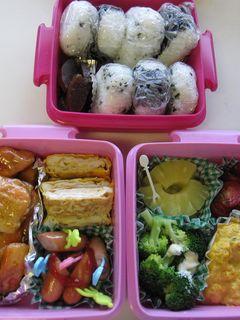 運動会の弁当 親子3人分-レシピのメイン写真