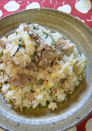 豚肉と大葉とチーズのやきめし-レシピのメイン写真