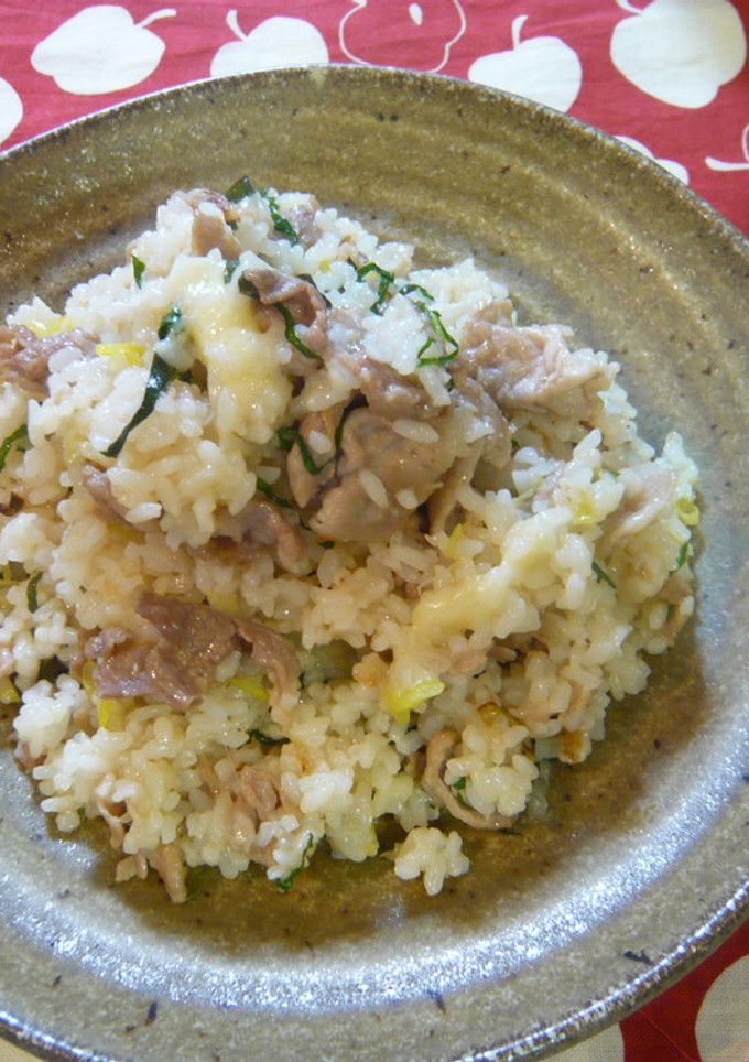 豚肉と大葉とチーズのやきめし-レシピのメイン写真