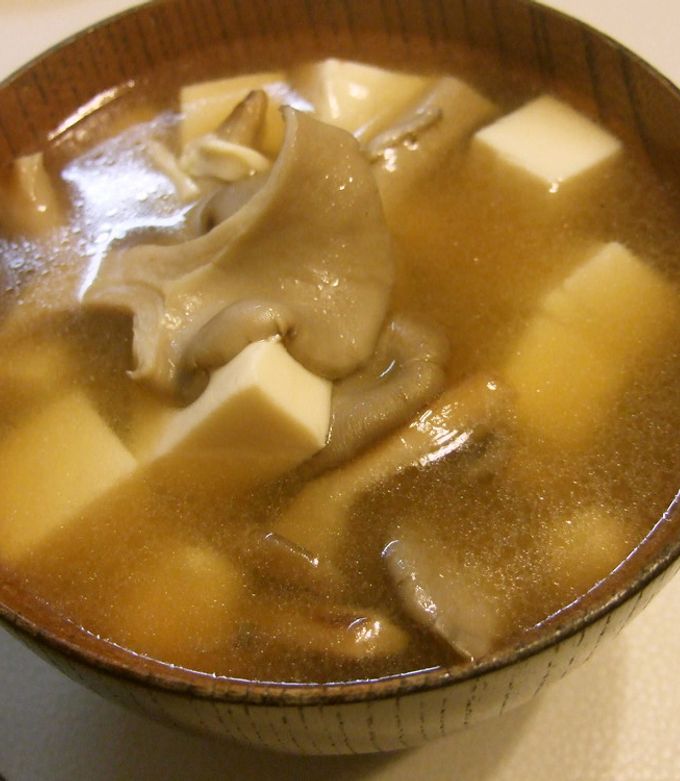 ひらたけと豆腐のおつゆ-レシピのメイン写真