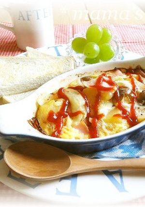 ほろうまチーズdeオムレツグラタン*-レシピのメイン写真