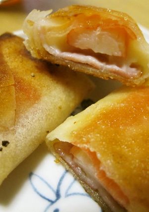 カニカマ☆チーズ☆ベーコン春巻き-レシピのメイン写真