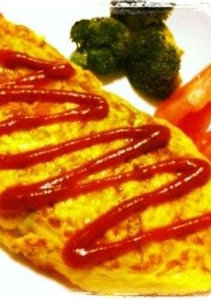 ランチ☆キャベツのチーズオムレツ-レシピのメイン写真