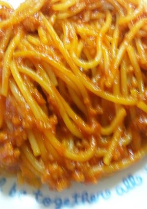 お弁当に スパゲティミートソース風-レシピのメイン写真