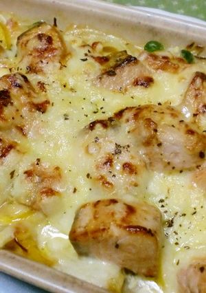 サケのマヨ味噌チーズ焼き-レシピのメイン写真