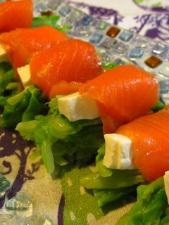 スモークサーモンでキャベツくるくる♪-レシピのメイン写真