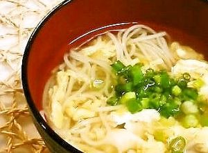 簡単♪あったか♪かきたまにゅうめん-レシピのメイン写真