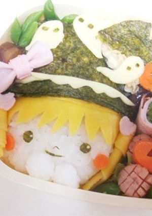 キャラ弁☆ハロウィン☆魔女帽子の子弁当-レシピのメイン写真