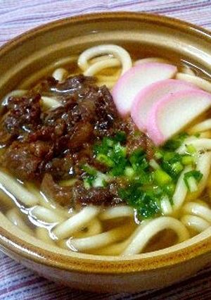 簡単!肉うどん♡-レシピのメイン写真