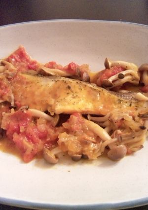 鱈としめじのトマト煮込み-レシピのメイン写真