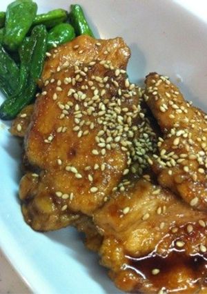 鶏胸肉とシシトウの生姜焼き-レシピのメイン写真