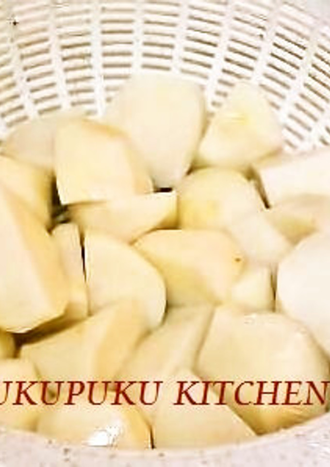 里芋の下ゆでの方法-レシピのメイン写真