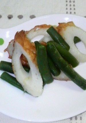 超簡単♪竹輪とインゲンの簡単煮-レシピのメイン写真