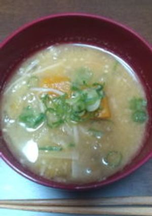☆あんま〜い南瓜のお味噌汁☆-レシピのメイン写真