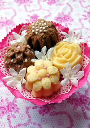 プレゼントに♪お花のミニバターケーキ-レシピのメイン写真