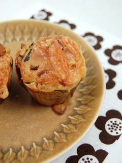 ベーコンとほうれん草の朝食チーズマフィン-レシピのメイン写真