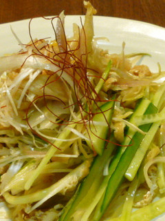 みょうが 油揚げ きゅうり 葱のサラダ-レシピのメイン写真