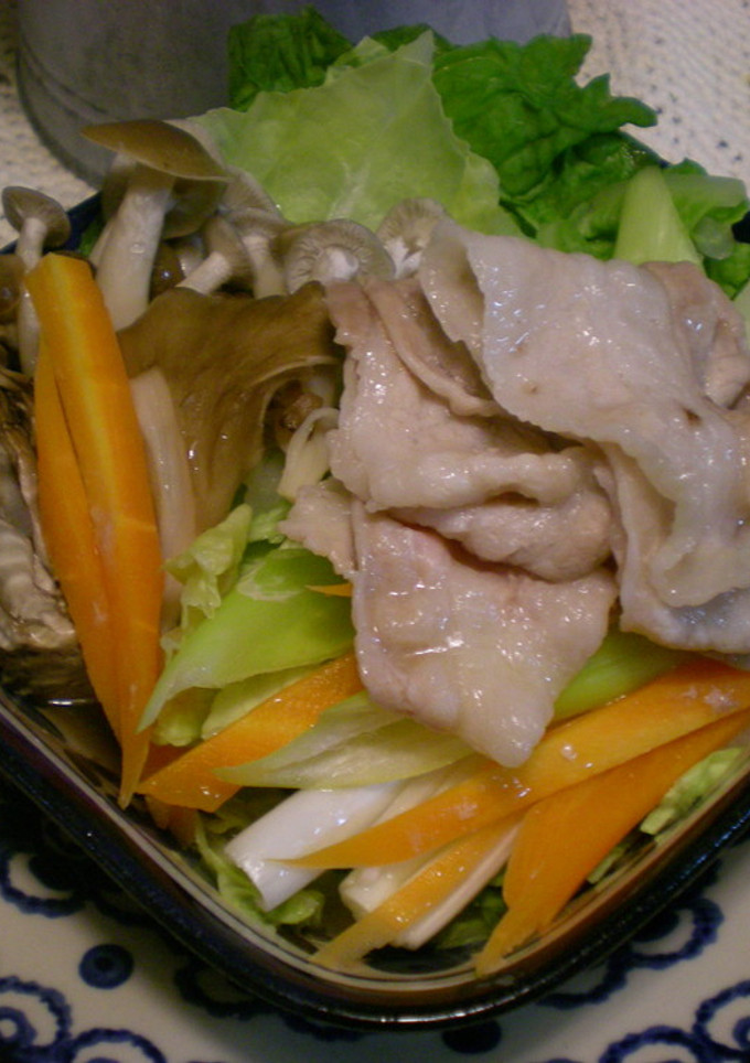 ✿豚とお野菜の塩蒸し✿-レシピのメイン写真