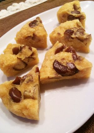 レンジでお弁当デザート簡単パンプディング-レシピのメイン写真