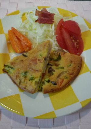 シリコンスチーマーでケークサレ♪-レシピのメイン写真