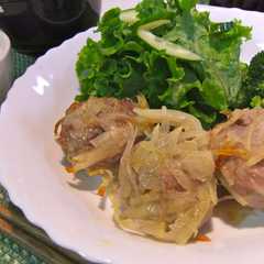 รูปของ こっそりカロリーオフ♪ジャガ肉まる