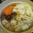 ✿白菜とキノコと肉団子のへるし~簡単鍋✿