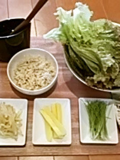 ヘルシー手巻き寿司?(韓国風)-レシピのメイン写真