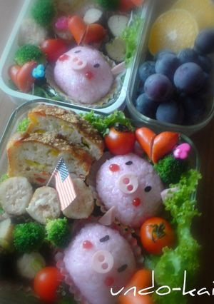 キャラ弁☆運動会用-レシピのメイン写真