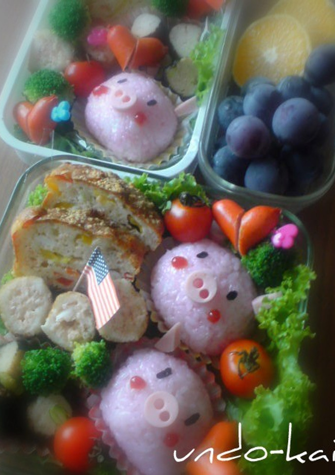 キャラ弁☆運動会用-レシピのメイン写真