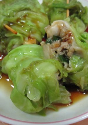 簡単餃子のロールキャベツ-レシピのメイン写真