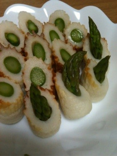 名脇役っ!アスパラinちくわ☆-レシピのメイン写真