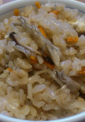 きのこの炊き込みご飯-レシピのメイン写真