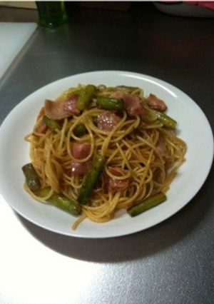 アスパラとベーコンのパスタ-レシピのメイン写真