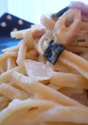 何もない時に！松茸風味クリームパスタ♡-レシピのメイン写真