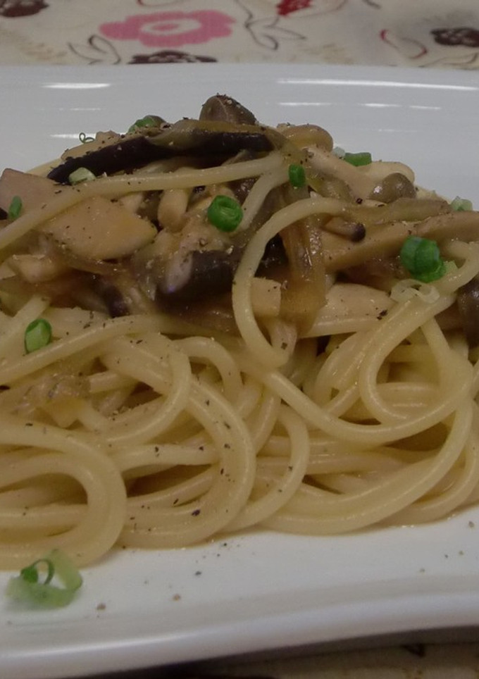 あっさりおいしい！きのこの和風パスタ-レシピのメイン写真