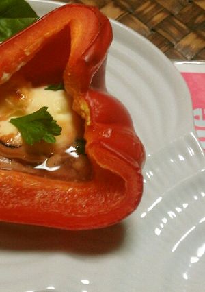 簡単おつまみ❀パプリカのオーブン焼き-レシピのメイン写真