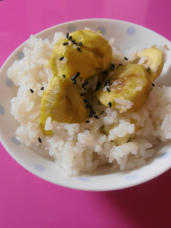 旦那も大好き♡旬の栗ごはん♡-レシピのメイン写真